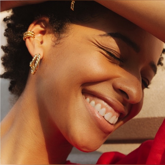 Rendor Gold Earrings by Rachel Zoe
Gold Plated
Pierced Earrings - Picture 7 of 7